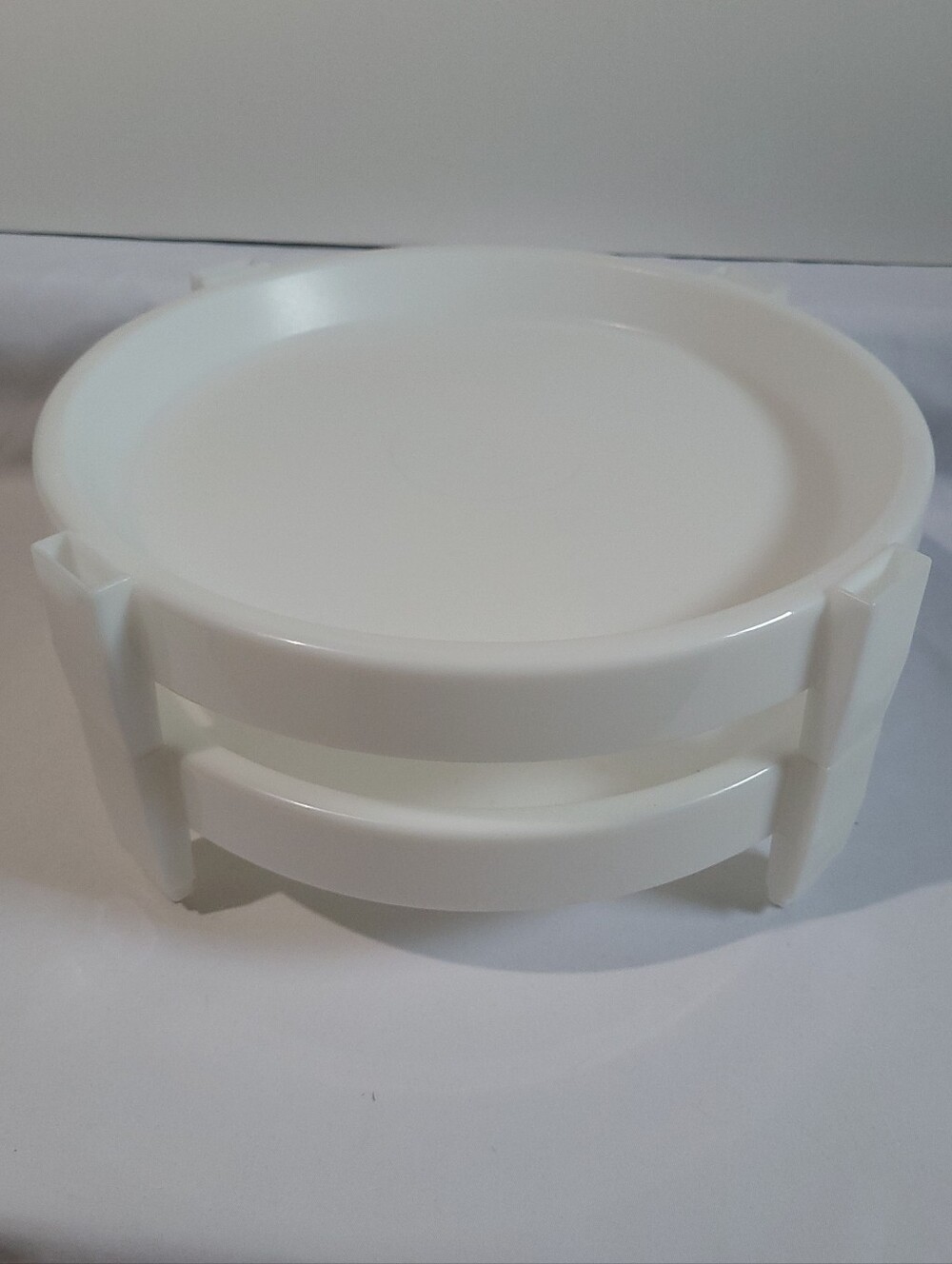 Vintage Tupperware Divide A Rack Set Of 2 White
